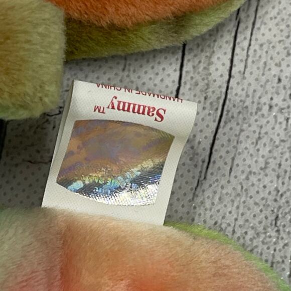 Rare Sammy the Bear TY Beanie Baby - Retired w/Errors - Picture 5 of 7